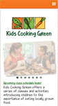 Mobile Screenshot of kidscookinggreen.com
